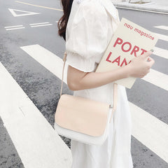 White LEATHER WOMEN SMALL SHOULDER BAG FOR WOMEN