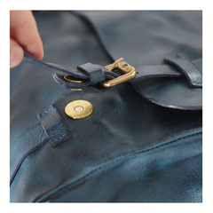Women's Leather Top Handle Satchel Bookbag Handbags Purse - Annie Jewel