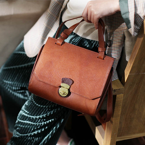 Green sales satchel purse