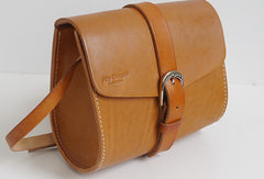Handmade leather Womens Shoulder Bag Saddle Crossbody Purse for Women