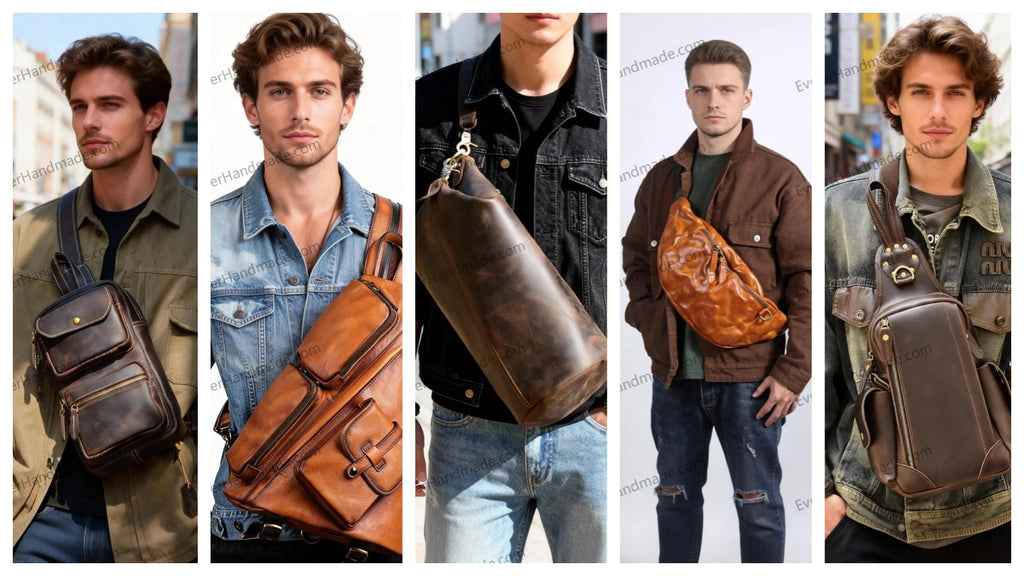 19 Best Leather Chest Bags for Men Who Hate Carrying Backpacks