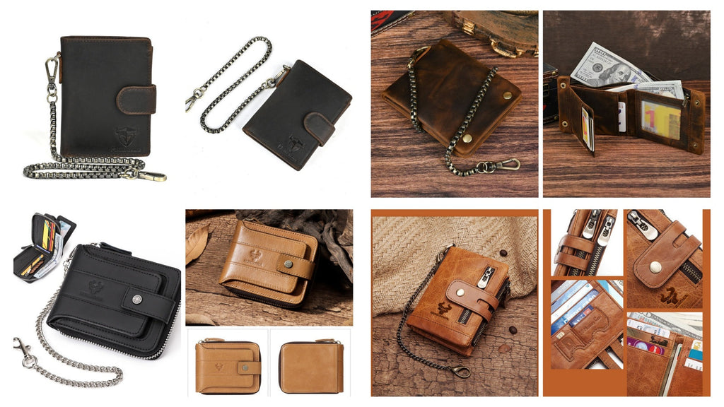 31 Biker Leather Wallets with Chain for Every Style Preference and Budget