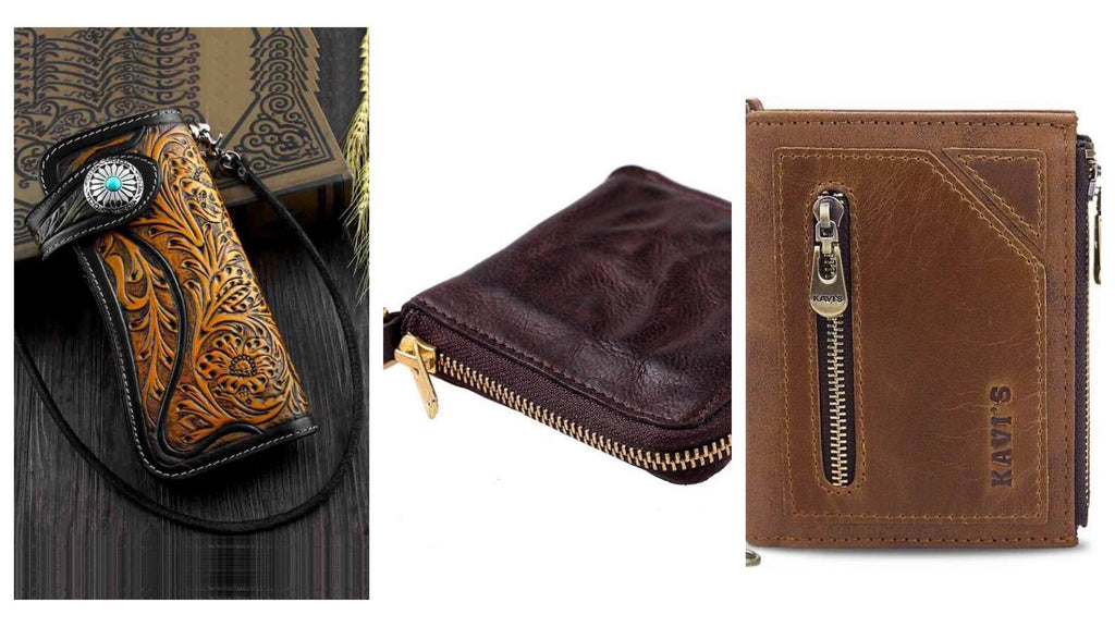Leather Biker Chain Wallet Collection 2026