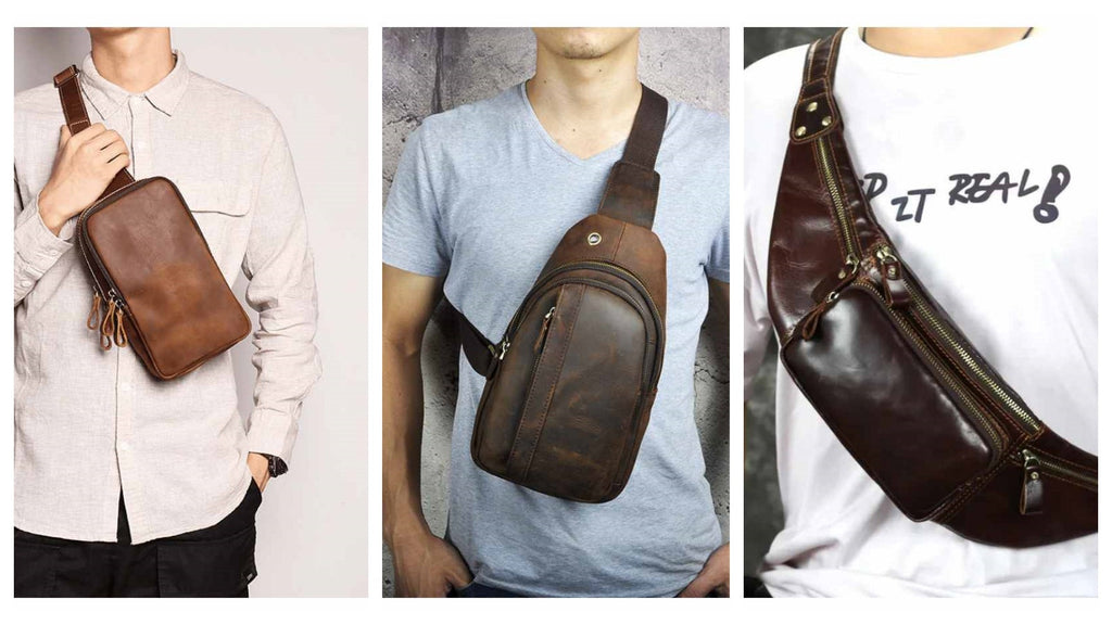 16 Mens Leather Chest Bags That Combine Vintage Style with Modern Utility