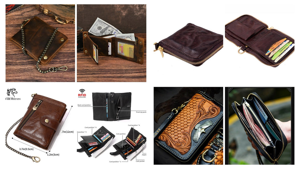 19 Top Biker Leather Wallets with Chain for Men Seeking Style and Durability
