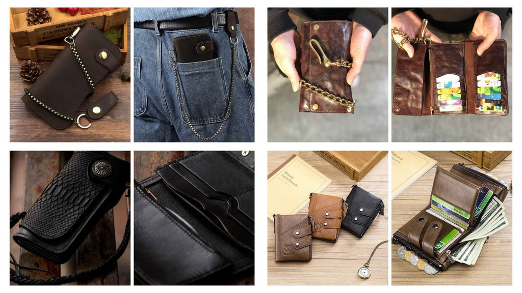 From Everyday to Iconic: 27 Biker Leather Wallets with Chain Worth Checking Out