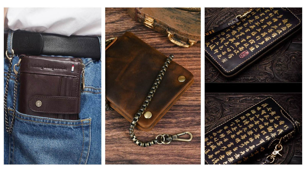 Vintage Leather Biker Chain Wallets Collection 2026 - 38 Styles