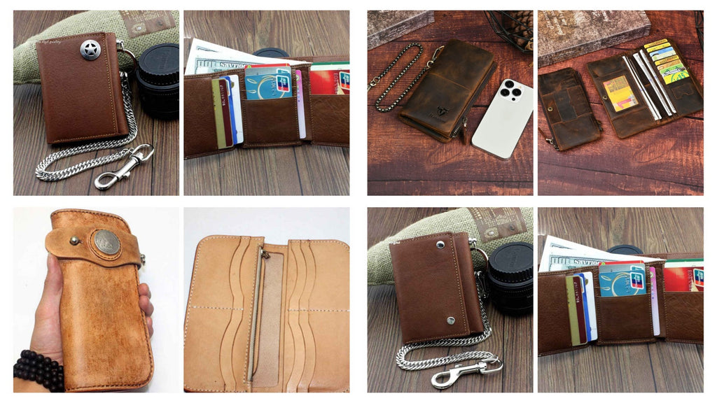 The Collection: 24 Biker Leather Wallets with Chain That Redefine Everyday Carry