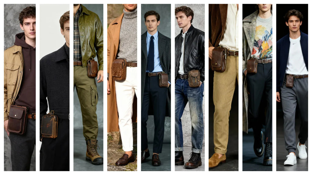 How to Style a Leather Belt Pouch: 12 Outfits for Men