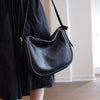 Cute Brown Leather Saddle Shoulder Bag Women Saddle Crossbody Bag for Women