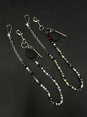 Ball Pants Chain Ball Wallet Chain Stone Beaded Wallet Chain Long Bead Wallet Chain - iChainWallets