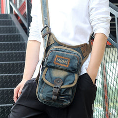 Denim Belt Bag Denim Waist Bag Blue Jean Shoulder Bag Jean Crossbody Bag - Feltify