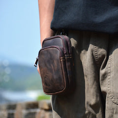 Leather Pouch Bag for Mens Small Pouch Bag for Men Belt Pouch for Men - iwalletsmen