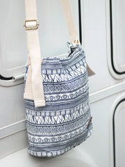 over the shoulder tote​ Canvas Bohemian Print Small Shoulder Bag Tote Womens Canvas Bucket Tote Bags for Women