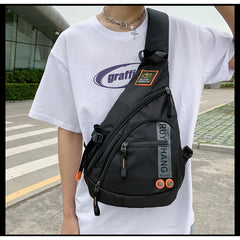 Leather Sling Backpack - Material Close-up