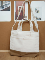 canvas tote bag with crossbody strap​ Womens Canvas Tote Bag White&Khaki Canvas Handbag Womens Canvas Tote Bags for Men