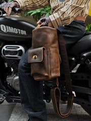 sling bag for big man main compartment