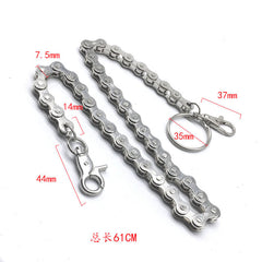 Cool Silver Bike Chains Wallet Chain Vintage Silver Bike Chain Wallet Chain For Men