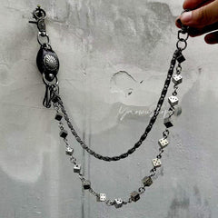 Wallet Chain Double Link Wallet Chain for Men Dice Double Wallet Chain - iChainWallets