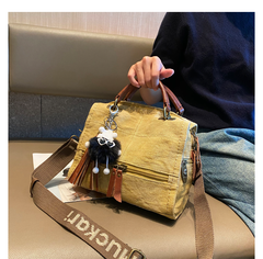 Dark Green Convertible Canvas Handbag Crossbody Bag With Outside Pockets Canvas Convertible Backpack Shoulder Bag - Feltify