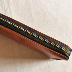 chained wallets Leather Biker Wallet Leather Biker Chain Wallet Mens Vintage Biker Long Zip Wallet for Men