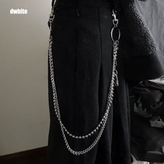 Beaded Wallet Chain for Men 