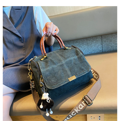 Light Green Convertible Canvas Handbag Crossbody Bag Canvas Convertible Backpack Shoulder Bag - Feltify