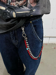 Red Double Pants Chain - iChainWallets