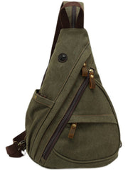Canvas Large Sling Backpack - Detail