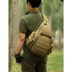 Tactical Large Sling Bag for Big Guys - Lifestyle