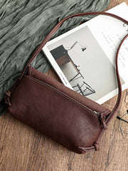 Cute Brown Leather Small Crossbody bag for Women Leather Small Shoulder Bag for Women