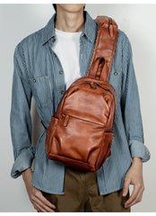 sling bag for big man multi pocket system