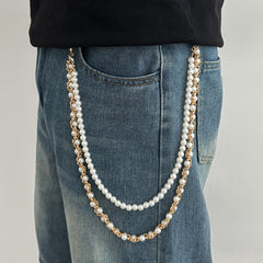Beaded Wallet Chain for Women Double Wallet Chain - iChainWallets