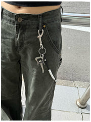 Ball Pants Chain Ball Wallet Chain Stone Beaded Wallet Chain Rock Bead Wallet Chain - iChainWallets