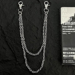  Double Link Wallet Chain for Men Long Wallet Chain - iChainWallets