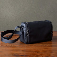 Small Black Messenger Bag 