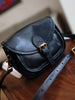 Vintage Coffee Womens Small Saddle Shoulder Bag Small Satchel Side Bag Crossbody Purse for Ladies