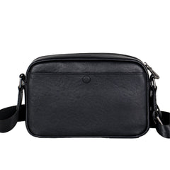 Soft Leather Crossbody Bag Black 