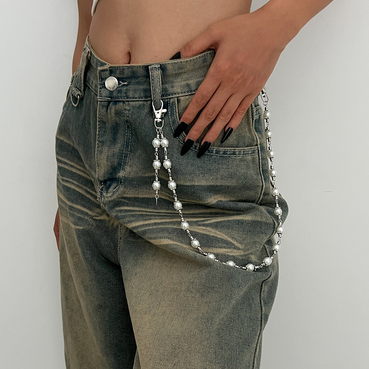 Pearl Wallet Chains 