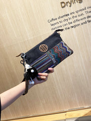 Boho Clutch Bag Canvas Small Shoulder Bag Clutch Embroidery Canvas Small Boho Crossbody Bag - Feltify