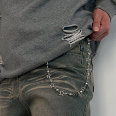 Stars Biker Wallet Chain Beaded Wallet Chain - iChainWallets