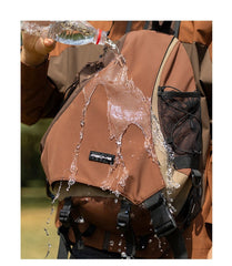 sling bags for big guys water bottle pocket