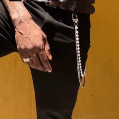 Pearl Wallet Chain Womens Ball Wallet Chain Long Double Wallet Chain - iChainWallets