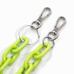 Cute Womens White Resin Jeans Chain Resin Light Wallet Chains Panties Chain For Men