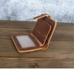 Leather Vertical Bifold Wallet - iwalletsmen