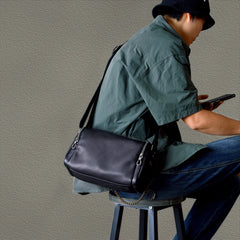 Small Black Messenger Bag 