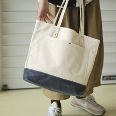 two tone canvas tote bags 