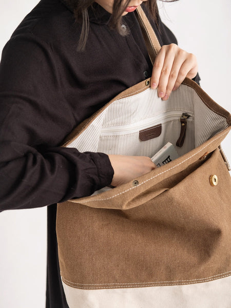 Ladies Canvas Laptop Messenger Bag Khaki Canvas Messenger Bag for Women Large Cr CANVAS01551011