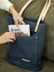 the tote bag denim​  I Blue Jean Tote Bag Womens Denim Totes Blue Denim Tote Handbags