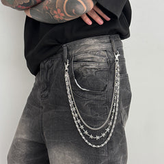 3 Layers Biker Wallet Chain - iChainWallets